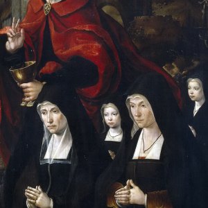 Картина Четверо молящихся с Иоанном Богословом - Музей Прадо