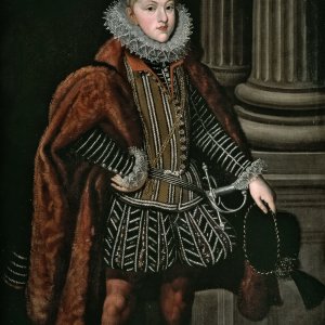 Картина - Эрцгерцог Леопольд, брат Филиппа III, 1608 - 1617 - Музей Прадо