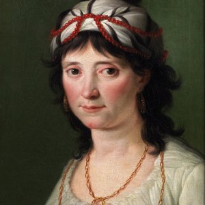 Картина - Портрет дамы, 1800 - 1802 - Музей Прадо