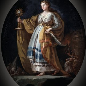 Картина - Святая Варвара, 1773