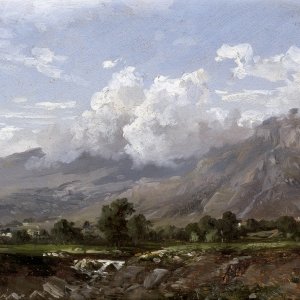 Картина №2 - Горный пейзаж, 1872
