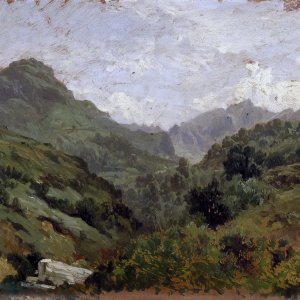Картина - Горы в Пахаресе, 1874