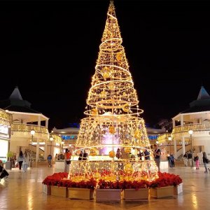 Видео - Плайя-де-Лас-Америкас ночью - Рождество, Новый год на Тенерифе