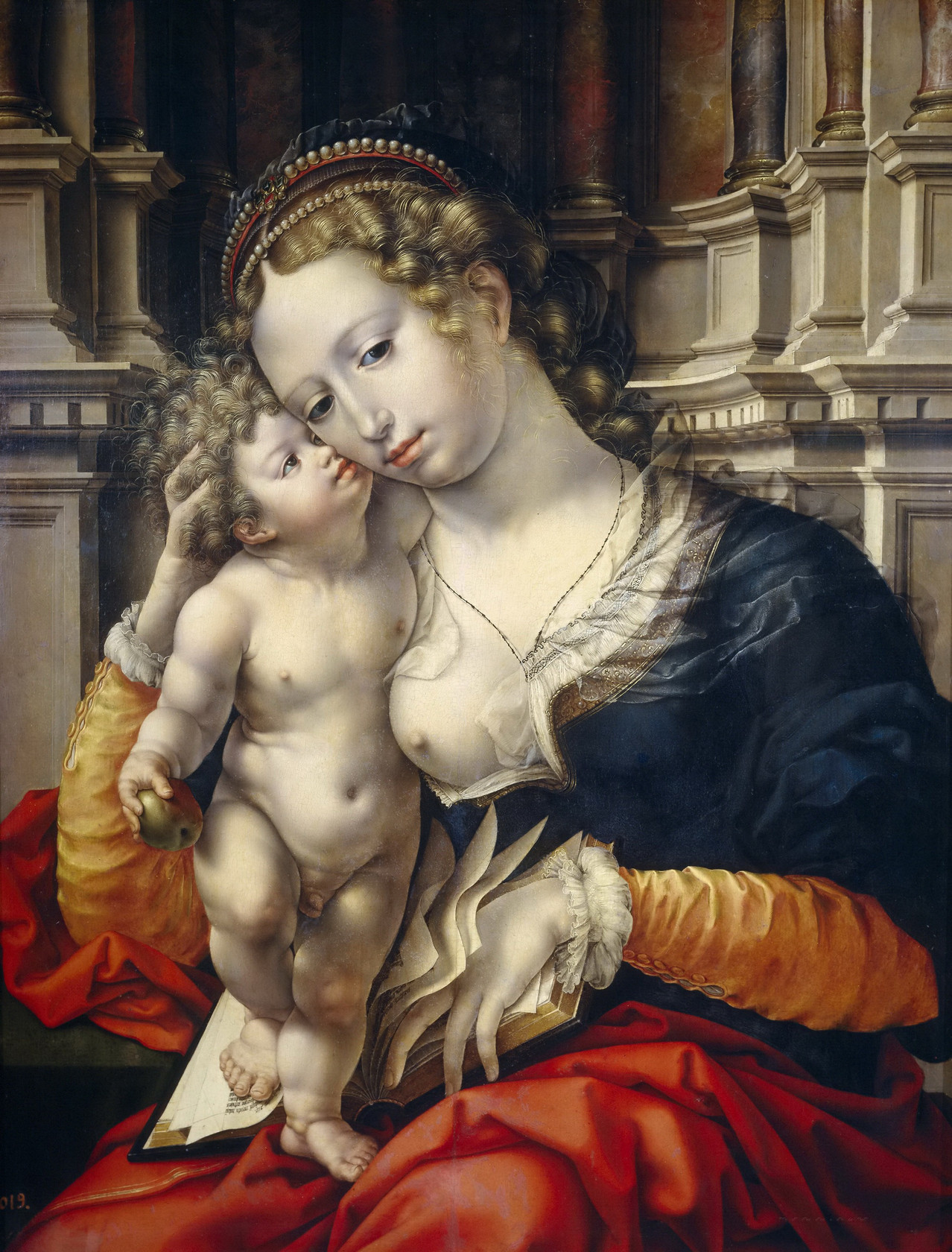 Картина - Мадонна с младенцем, 1527 - Музей Прадо