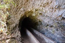 Вход в один из туннелей - 1000 Окон Гуимара на Тенерифе