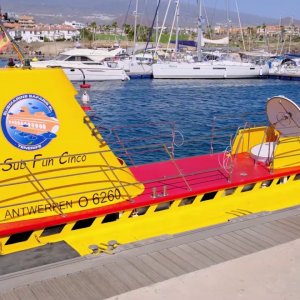 Видео подводной лодки на Тенерифе