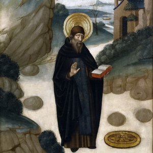 Картина Сцены из жизни св Антония Аббата в музее Прадо