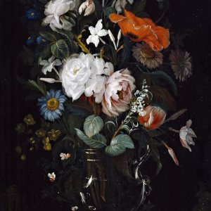 Картина Вазы с розами и жасмином - Музей Прадо