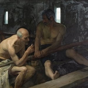 Картина Осужденные, 1895 - Музей Прадо