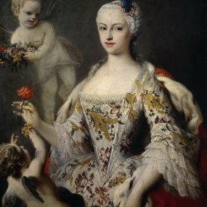 Картина Антония Мария Фернанда де Бурбон-Фарнезе, инфанта Испании, 1750 - музей Прадо
