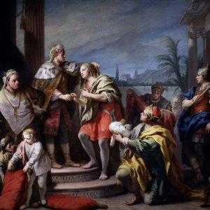 Картина Иосиф во дворце фараона, 1749 - музей Прадо