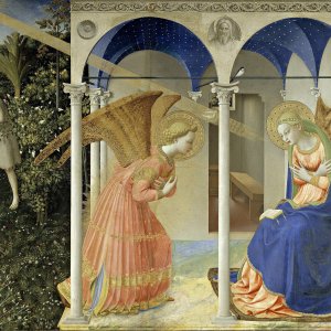Картина Благовещение, ок.1426 - музей Прадо