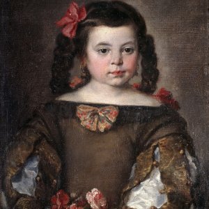Картина Портрет девочки, 1660 - Музей Прадо