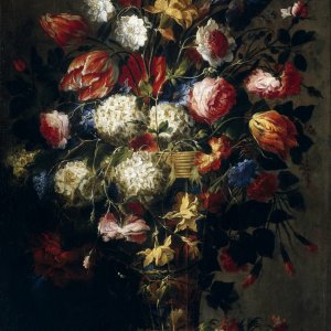 Картина Цветы в вазе №3 - Музей Прадо