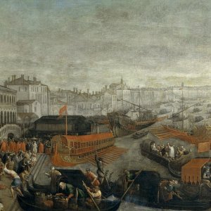 Картина Отплытие венецианского дожа, после 1595 - Музей Прадо
