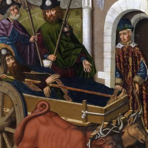Картина Перевозка тела св Иакова Старшего, 1480 - 1490 - Музей Прадо
