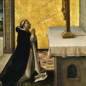 Картина Св Петр Мученик в молитве, 1493 - 1499 - Музей Прадо