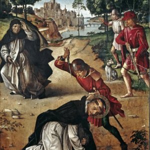 Картина Смерть Святого Петра Мученика, 1493 - 1499 - Музей Прадо