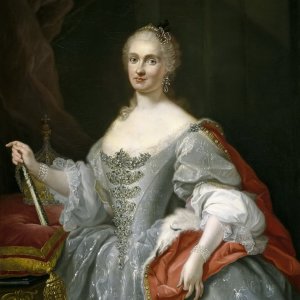 Картина Королева Мария Амалия Саксонская, 1745 - Музей Прадо