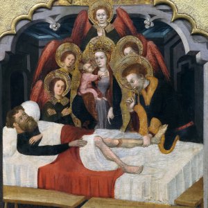 Картина Ипполит заменяет ногу пастуху Петру, 1419 - 1421 - Музей Прадо