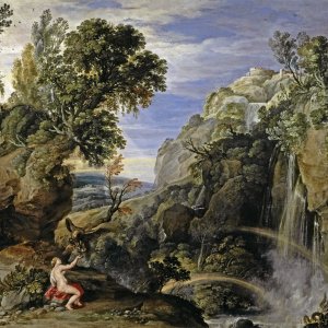 Картина Пейзаж с Психеей и Юпитером, 1610-1630 - Музей Прадо