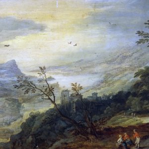 Картина Панорамный пейзаж - Музей Прадо