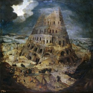 Картина Строительство Вавилонской башни, 1595 - Музей Прадо