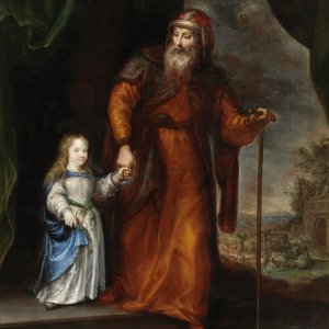 Картина Святой Иоахим с маленькой Девой Марией - Музей Прадо