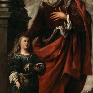 Картина Сватая Анна с маленькой Девой Марией - Музей Прадо