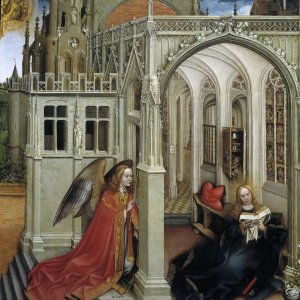 Картина Благовещение, 1418 - 1419 - Музей Прадо