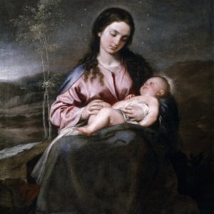 Картина №2 Мадонна с младенцем, 1643 - Музей Прадо