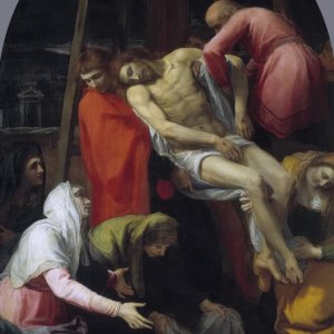 Картина Снятие с креста, 1595 - музей Прадо