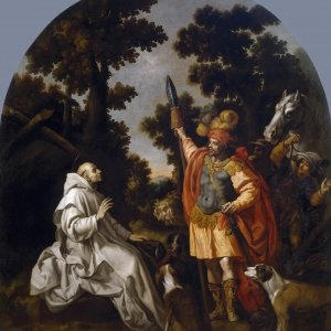 Картина Встреча святого Бруно с графом Сицилии и Калабрии, 1626 - 1632 - музей Прадо