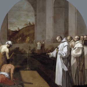 Картина Погребение по картезианскому обряду, 1632 - музей Прадо
