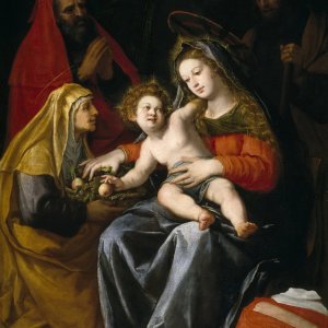 Картина Святая Родня, 1631 - музей Прадо