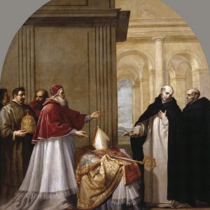 Картина Святой Бруно отказывается от архиепископства Реджио Калабрия, 1626 - 1632 - Музей Прадо