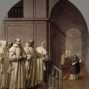 Картина Смирение святых Юга и Гийома аббатом Теодофредо, 1626 - 1632 - Музей Прадо