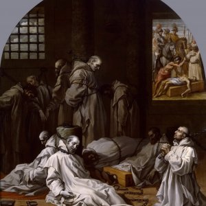 Картина Тюремное заключение и смерть десяти членов картезианского монастыря в Лондоне, 1632 - Музей Прадо