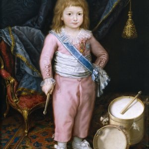 Картина Ребенок с барабаном и бубном, 1798 - 1802 - Музей Прадо