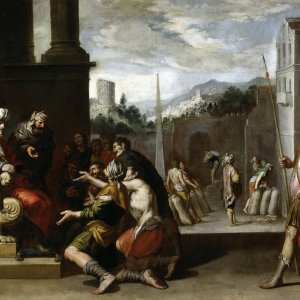 Картина Иосиф приказывает Симеону остаться, 1655 - 1660 - Музей Прадо