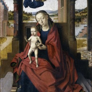 Картина Мадонна с младенцем, 1460 - 1465 - Музей Прадо