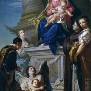 Картина Мадонна с младенцем и святыми, 1759 - Музей Прадо