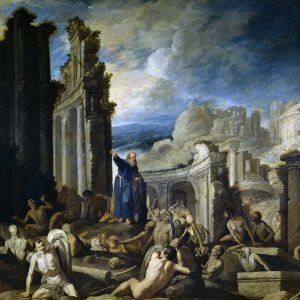 Картина Видение Иезекииля воскресение умерших, 1630 - Музей Прадо