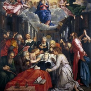 Картина Успение и Вознесение Богородицы, до 1550 - Музей Прадо