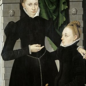 Картина Дама и девочка, 1567 - Музей Прадо