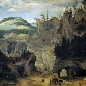 Картина Пейзаж с пастухами, 1560 - Музей Прадо