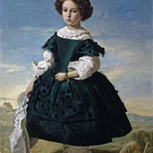 Картина Портрет девочки, 1852 - Музей Прадо