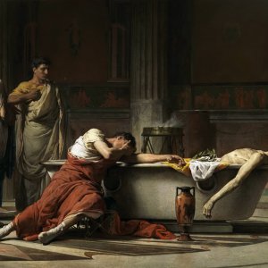 Картина Смерть Сенеки, 1871 - Музей Прадо