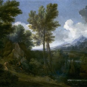 Картина Пейзаж с путниками, ок.1645 - Музей Прадо