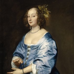 Картина Мария Ратвен, жена ван Дейка, 1639 - Музей Прадо